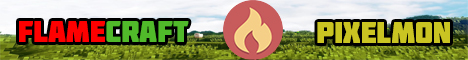 banner for FlameCraft server