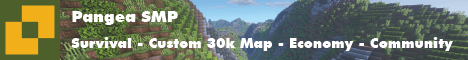 banner for PangeaMC Network server