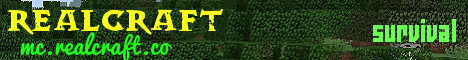 banner for realcraft smp server