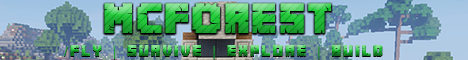banner for MCForest server