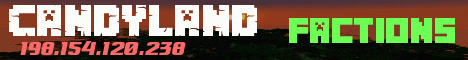 banner for CandyLand server