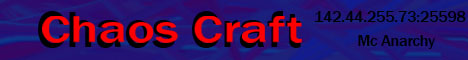banner for Chaoscraft server
