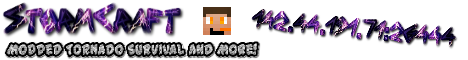 banner for StormCraft Modded Tornado Survival server