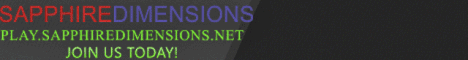 banner for Sapphire Dimensions server