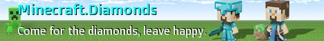 banner for Minecraft.Diamonds server