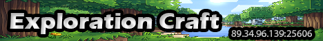 banner for Explorationcraft server