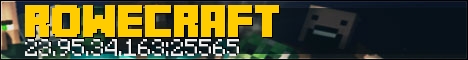 banner for RoweCraft server