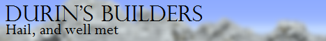 banner for DurinsBuilders server