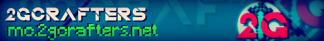 banner for 2Gcrafters server