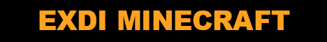 banner for exdi minecraft server