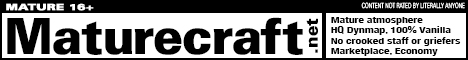 banner for MatureCraft server