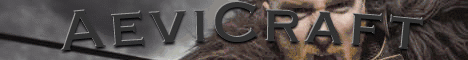 banner for AeviCraft server