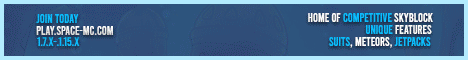 banner for SpaceMC server