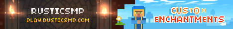 banner for Rustic SMP server