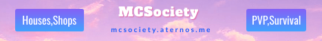 banner for MCSociety server