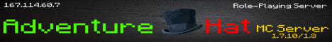 banner for Adventure Hat server