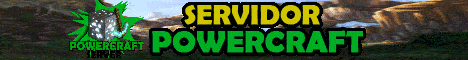 banner for PowerCraft server