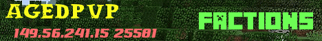 banner for AgedPVP | Factions | Creative | server