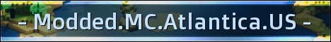 banner for Atlantica - Custom Modpack server