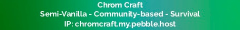 banner for Chrom Craft server