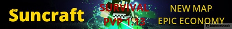 banner for SunCraft server