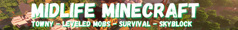 banner for Midlife Minecraft server