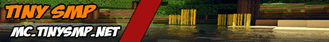 banner for Tiny SMP server