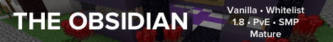 banner for The Obsidian server