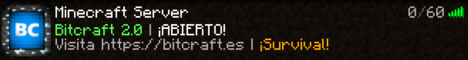 banner for BitCraft server