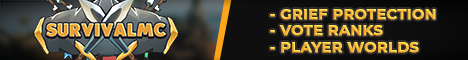 banner for SurvivalMC server