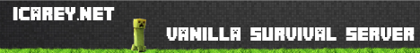 banner for iCarey.net Survival server