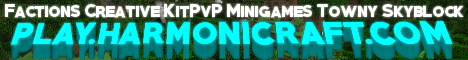 banner for HarmoniCraft server