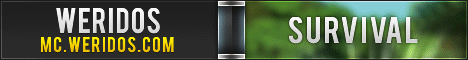 banner for Weridos Survival server
