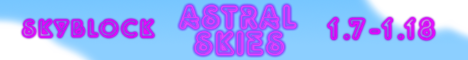 banner for Astral Skies server