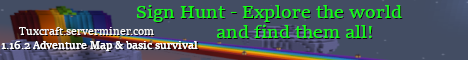 banner for TuxCraft server
