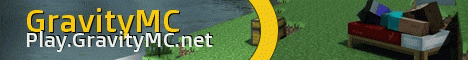 banner for GravityMC server