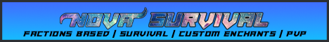 banner for Nova-Survival server
