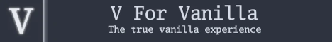 banner for V For Vanilla server