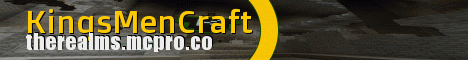 banner for KingsMenCraft server