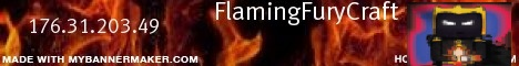 banner for flamingfurycraft server