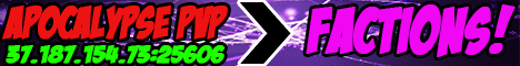 banner for Apocolypse Faction server