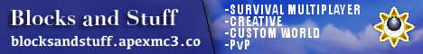 banner for Blocks and Stuff server