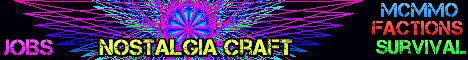 banner for Nostalgia Craft server