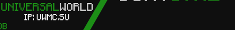 banner for UniversalWorld server