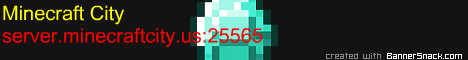 banner for Minecraft City server