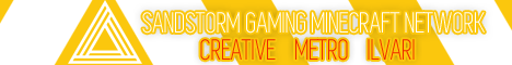 banner for Sandstorm Gaming Creative server