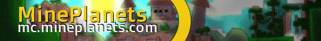 banner for MinePlanets server
