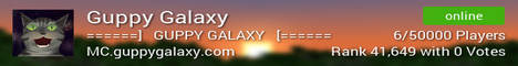 banner for Guppy Galaxy server