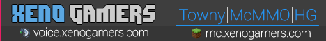 banner for Xeno Gamers Towny server