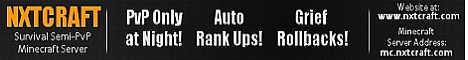 banner for NXTCRAFT server